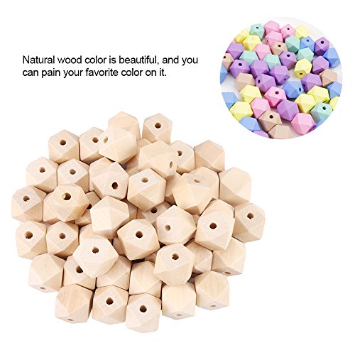 Geometrische Holzperlen, 50 Teile/los 20 mm unlackiert Polyeder facettierte Holzperlen mit 4 mm Loch für DIY handgefertigte Handwerk Halskette Armband Geometrische Holzperlen, 50 Teile/los 20 mm unlackiert Polyeder facettierte Holzperlen mit 4 mm Loch für DIY handgefertigte Handwerk Halskette Armband von Hilitand
