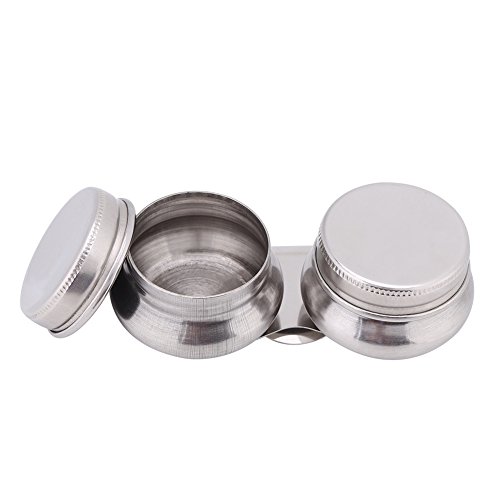 1 stück Edelstahl Große Doppelschöpflöffel Palette Tasse Öl Container Farbe Megilpen Terpentin Lösungsmittel Behälter mit Schraubverschluss 1 stück Edelstahl Große Doppelschöpflöffel Palette Tasse Öl Container Farbe Megilpen Terpentin Lösungsmittel Behälter mit Schraubverschluss von Hilitand