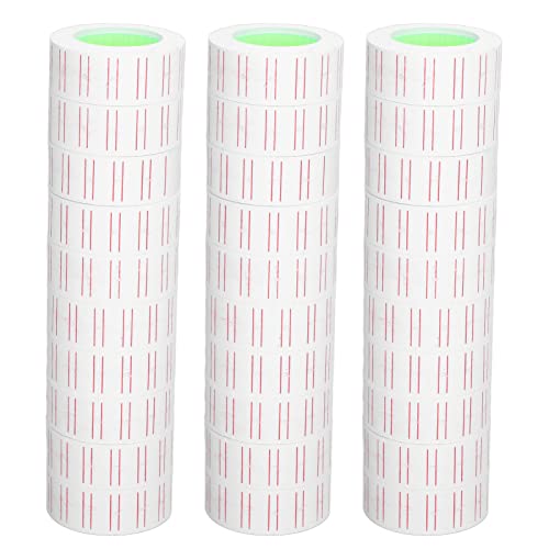 30 Rollen 15000 Stück Etiketten Preisaufkleber 21 X 12 Mm Einreihige Preisetiketten aus Papier für MX5500 Pistolenetikettierer 30 Rollen 15000 Stück Etiketten Preisaufkleber 21 X 12 Mm Einreihige Preisetiketten aus Papier für MX5500 Pistolenetikettierer von Hilitand