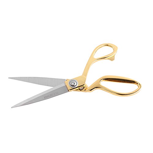 Edelstahl Schneider Sewing Craft Schere Sharp Blade Professional Schere mit Gold Farbe Griff von Hilitand