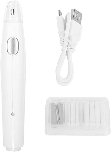 Elektrischer Radiergummi Handlicher elektrischer USB-Lader Nachfüllbarer Radiergummi mit 16 Ersatzminen(White) von Hilitand