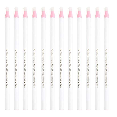 Hilitand Schneidermarkierung Bleistift Stoff unsichtbar löschbar Kreidefrei Nähen Marker Tracing Bleistift Markierungswerkzeuge für Stoffleder, Packung mit 12 Stück Hilitand Schneidermarkierung Bleistift Stoff unsichtbar löschbar Kreidefrei Nähen Marker Tracing Bleistift Markierungswerkzeuge für Stoffleder, Packung mit 12 Stück von Hilitand