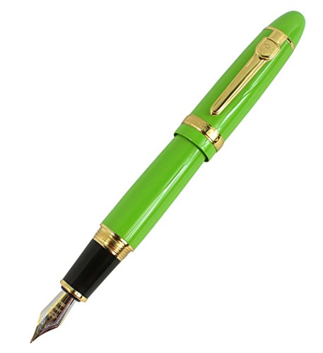Jinhao 159 große schwere Fass mittlere Spitze Füllfederhalter mit goldenen Clip - grün Jinhao 159 große schwere Fass mittlere Spitze Füllfederhalter mit goldenen Clip - grün von Hillento