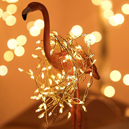 Hillylolly Led Drahtlichterkette, Micro Led Lichterkette Batterie 3m, Lichterkette Innen 100 Led Warmweiss, mit Fernbedienung Klein, 8 Modi, für Party, Weihnachten, Hochzeit Deko Hillylolly Led Drahtlichterkette, Micro Led Lichterkette Batterie 3m, Lichterkette Innen 100 Led Warmweiss, mit Fernbedienung Klein, 8 Modi, für Party, Weihnachten, Hochzeit Deko von Hillylolly