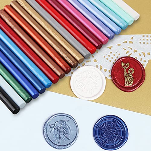Siegellack Sticks, Hillylolly Siegelwachs Sticks 7mm, 20 stücke Siegelwachs Stangen, Siegelwachs für Heißklebepistole, Wax Seal Sticks für Hochzeit Einladungen, Karten Umschläge (Bunt-2) Siegellack Sticks, Hillylolly Siegelwachs Sticks 7mm, 20 stücke Siegelwachs Stangen, Siegelwachs für Heißklebepistole, Wax Seal Sticks für Hochzeit Einladungen, Karten Umschläge (Bunt-2) von Hillylolly