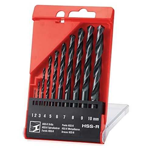 Hilti HSS Stahlbohrer Set 1-10 mm Bohrer Metallbohrer Eisenbohrer Hilti HSS Stahlbohrer Set 1-10 mm Bohrer Metallbohrer Eisenbohrer von Hilti