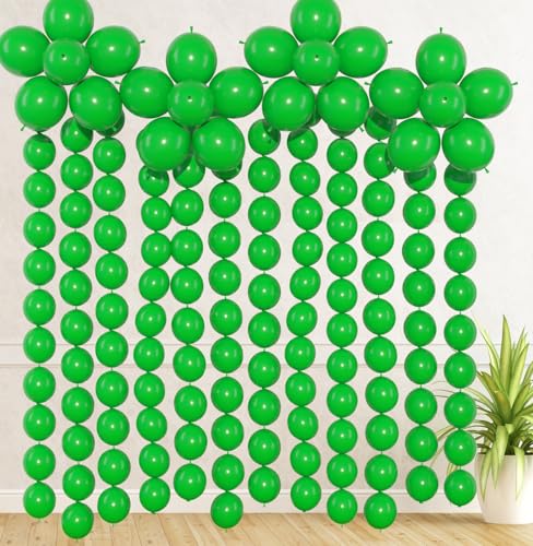 Himache 100 Stück Schnellverbindungs-Luftballons, 15,2 cm, Dekoration für Geburtstagsparty, Babyparty, Hochzeitstag, Grün Himache 100 Stück Schnellverbindungs-Luftballons, 15,2 cm, Dekoration für Geburtstagsparty, Babyparty, Hochzeitstag, Grün von Himache