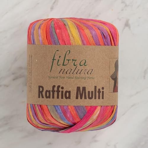 Fibra Natura Bast-Papiergarn 1 Strang 35g 80m 100% Zellstoff Rayon Garn mit schönen Pastellfarben -1 von Himalaya Yarn