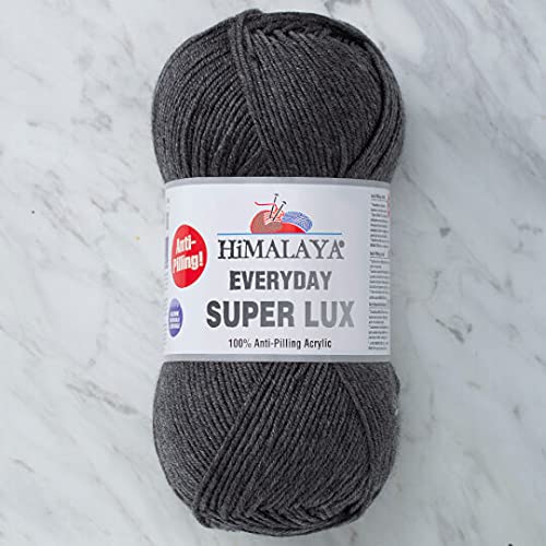 Himalaya Everyday Super Lux 100% Antipilling Acryl Kammgarn Aran Garn 1 Knäuel 100 g 250 m, Garngewicht 4 - Medium, Farbe 28 von Himalaya Yarn