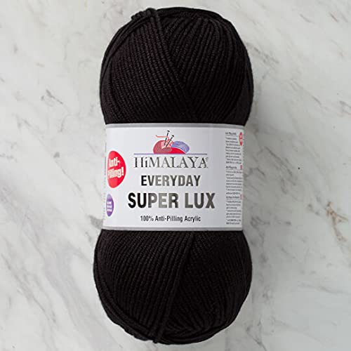 Himalaya Everyday Super Lux 100% Antipilling Acryl Kammgarn Aran Garn 1 Knäuel 100 g 250 m, Garngewicht 4 - Medium, Farbe 30 von Himalaya Yarn