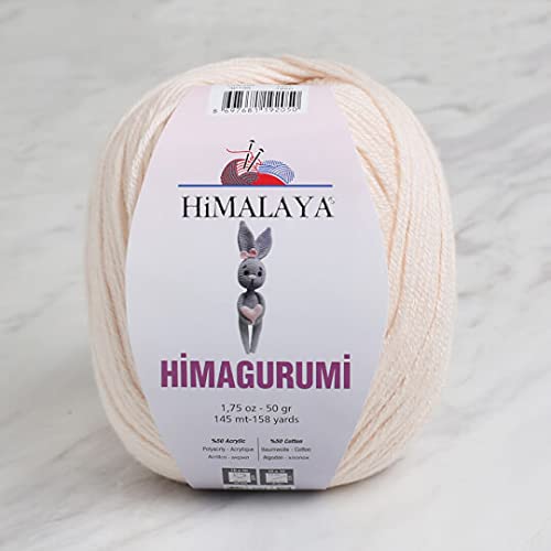 Himalaya Himagurumi Amigurumi-Garn, 50 % Baumwolle, 50 % Acryl, 1 Knäuel, 50 g, 145 m, Garngewicht 4 M, Farbe 5 von Himalaya Yarn