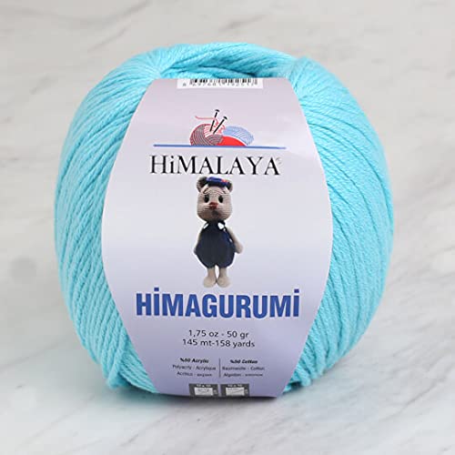 Himalaya Himagurumi Amigurumi-Garn, 50 % Baumwolle, 50 % Acryl, 1 Knäuel, 50 g, 145 m, Garngewicht 4 M, Farbe 51 von Himalaya Yarn
