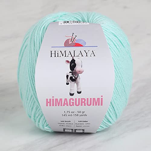 Himalaya Himagurumi Amigurumi-Garn, 50 % Baumwolle, 50 % Acryl, 1 Knäuel à 50 g, 145 m, Garngewicht 4 M, Farbe 35 von Himalaya Yarn