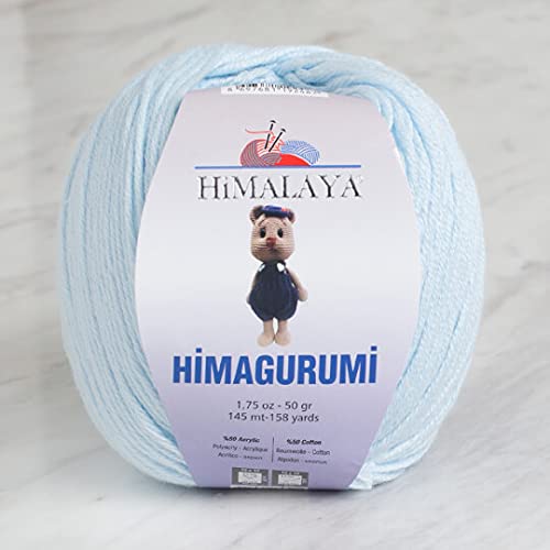 Himalaya Himagurumi Amigurumi-Garn, 50 % Baumwolle, 50 % Acryl, 1 Knäuel à 50 g, 145 m, Garngewicht 4 M, Farbe 48 von Himalaya Yarn