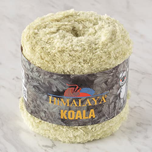 Himalaya Koala Chenille-Garn, 1 Knäuel, 100 g, 100 m, 100 % Mikro-Polyester, sperriges Garn, Garngewicht: 5, Farbe 22 von Himalaya Yarn