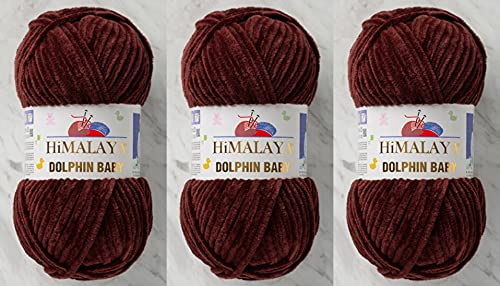 3 Knäuel Himalaya Delphin Baby Garn 395 Yards 3x100g Super Bulky Baby Blanket Garn (80336) von Himalaya Yarns