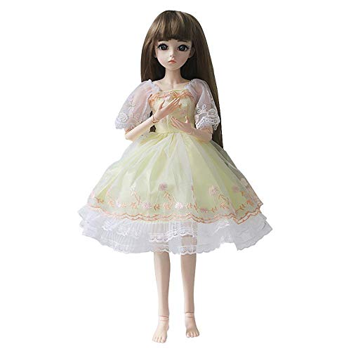 Hinleise Puppe Kleidung Hochzeitskleid Outfits für 1/3 60cm Puppen Kostüm Zubehör Hinleise Puppe Kleidung Hochzeitskleid Outfits für 1/3 60cm Puppen Kostüm Zubehör von Hinleise