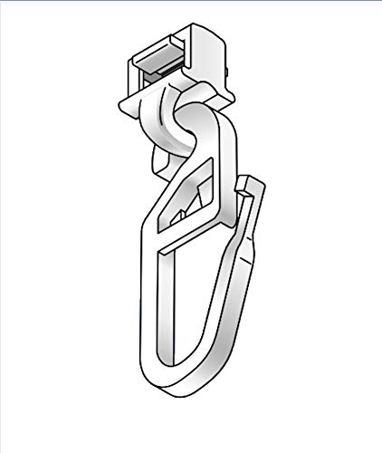 Gardinengleiter Clickgleiter HC 32 für Aluminium Gardinenschiene 6 mm Lauf von Hinno