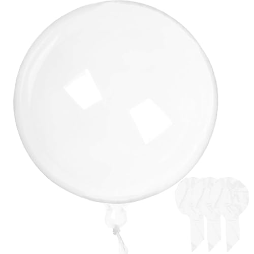 Transparente Luftballons Bobo Balloons 4 Stück 91, 4 cm große transparente TPU-Luftballons befüllbar DIY-freundlich aufblasbare Luftblasen für Geburtstagsfeiern Hochzeiten Weihnachten Transparente Luftballons Bobo Balloons 4 Stück 91, 4 cm große transparente TPU-Luftballons befüllbar DIY-freundlich aufblasbare Luftblasen für Geburtstagsfeiern Hochzeiten Weihnachten von Hintyne