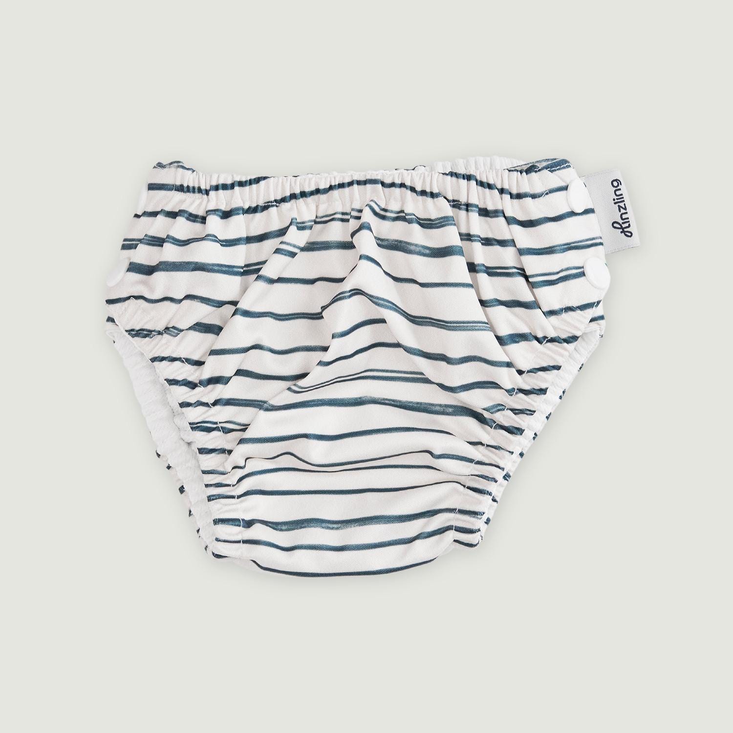 Schwimmwindel Baby | Navy Stripes Nachhaltig Und Wiederverwendbar| Mit Druckknöpfen Größen Für Säuglinge, Babys, Kleinkind Schwimmwindel Baby | Navy Stripes Nachhaltig Und Wiederverwendbar| Mit Druckknöpfen Größen Für Säuglinge, Babys, Kleinkind von HinzlingBaby