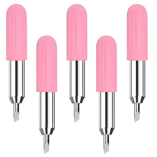 5 Stück Schneidklingen für Cricut Joy, Wolframstahl Ersatzklingen mit 30 Grad feiner Spitze Präzise Schneideplotter Klingen für Vinyl Schneidemaschine Papier Stoffe Folie Crafting Tool Accessory 5 Stück Schneidklingen für Cricut Joy, Wolframstahl Ersatzklingen mit 30 Grad feiner Spitze Präzise Schneideplotter Klingen für Vinyl Schneidemaschine Papier Stoffe Folie Crafting Tool Accessory von Hioip