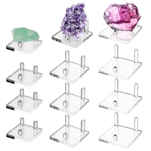 Hipiwe Transparente Acryl-Staffelei mit drei Klammern (klein + mittel + groß) von Hipiwe