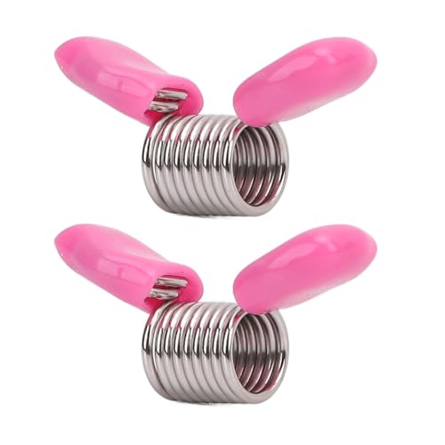 10pcs Professionelle Schmuck Perlen -Stopper, Rostfreie Stahlfederklemmen mit Gummi -Fingerzichen Zum Sicheren Perlen, Verhindern Sie Perlenschlupf an Armbändern/Halsketten von Hiraith