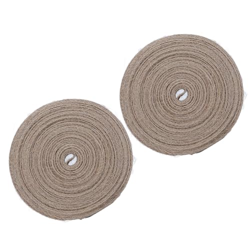2 Brötchen Jute-Sackleinenband, 2,5 Cm X 10 M Naturgewabelband für Geschenke, Hochzeitsdekor, Handwerk und Blumenarrangements, Weiche und Dauerhafte Umweltfreundliche Dekorative 2 Brötchen Jute-Sackleinenband, 2,5 Cm X 10 M Naturgewabelband für Geschenke, Hochzeitsdekor, Handwerk und Blumenarrangements, Weiche und Dauerhafte Umweltfreundliche Dekorative von Hiraith