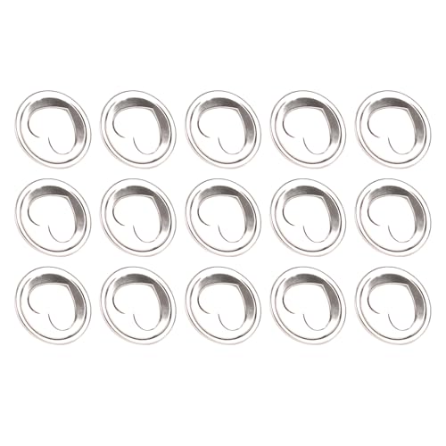 Hiraith 125 Sets Silberne 17 -Mm -Herzhosenknöpfe mit 2,5 X 8 Mm Schrauben - Keine Sewetall -Ersatzknöpfe für Gürtel, Taschen und Hemden - Haltbarer Fadennieterdesign Hiraith 125 Sets Silberne 17 -Mm -Herzhosenknöpfe mit 2,5 X 8 Mm Schrauben - Keine Sewetall -Ersatzknöpfe für Gürtel, Taschen und Hemden - Haltbarer Fadennieterdesign von Hiraith
