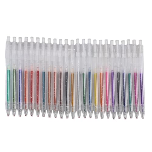 Hiraith 24-Farben-Glitzer-Gel-Stifte Set, 1,0 Mm Fine Tipp Sparkle Marker für Journaling-, Scrapbooking- und Kunstprojekte, Reibungsloses Schreiben, kein Skip, Comfort Grip Hiraith 24-Farben-Glitzer-Gel-Stifte Set, 1,0 Mm Fine Tipp Sparkle Marker für Journaling-, Scrapbooking- und Kunstprojekte, Reibungsloses Schreiben, kein Skip, Comfort Grip von Hiraith