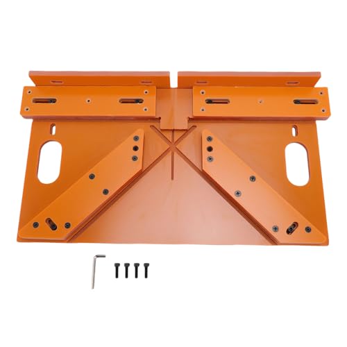 Hiraith 45 ° & 90 ° Türgehäuse-Schnittführung, 8mm Synthetische Pappschablone für Gehrungssägen 16,3-20,3 ", Präziser Winkelschneider für die Installation des Fensters/Türrahmens von Hiraith