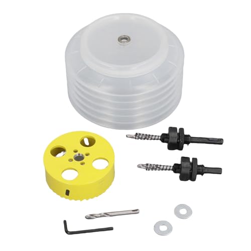 Hiraith 6 1/4 "Bi-Metall-Loch-Säge-Kit mit Staubs Chale, Profession eller 160mm Lochs Ch Neider für Holz/PVC/Eisen, Umfasst 2 Lauben, Center Drill & Hex Key für die Installation von Hiraith 6 1/4 "Bi-Metall-Loch-Säge-Kit mit Staubs Chale, Profession eller 160mm Lochs Ch Neider für Holz/PVC/Eisen, Umfasst 2 Lauben, Center Drill & Hex Key für die Installation von von Hiraith
