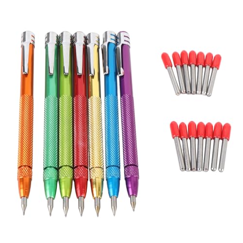 Hiraith 7pcs Wolfram -Stahlmarkierungsstift mit 14 Spitzen, Magnet -Metall -Sciber -Gravur -Werkzeug für Fliesen/Glas/Marmor, Ergonomischer Griff und Dauerhafte Carbidspitze Hiraith 7pcs Wolfram -Stahlmarkierungsstift mit 14 Spitzen, Magnet -Metall -Sciber -Gravur -Werkzeug für Fliesen/Glas/Marmor, Ergonomischer Griff und Dauerhafte Carbidspitze von Hiraith