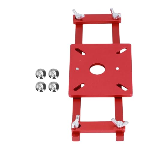 Hiraith Aluminiumlegierungs-Router-Selbstzentren-Schlitzanleitung-Präzisionsschneider-Locator für Schrank-/Möbelherstellung, 65-mm-Anpassung, 0-5 Cm Brettdicke, mit 4 Schrauben Hiraith Aluminiumlegierungs-Router-Selbstzentren-Schlitzanleitung-Präzisionsschneider-Locator für Schrank-/Möbelherstellung, 65-mm-Anpassung, 0-5 Cm Brettdicke, mit 4 Schrauben von Hiraith