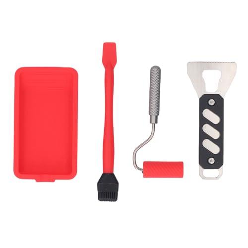 Hiraith Holzkleber -Applikator -Set Aluminiumlegierung und Silikon Wiederverwendbares Tragbares Holzkleber -Pinsel -Silikon -Applikator -Kit für Holzbearbeitung Hiraith Holzkleber -Applikator -Set Aluminiumlegierung und Silikon Wiederverwendbares Tragbares Holzkleber -Pinsel -Silikon -Applikator -Kit für Holzbearbeitung von Hiraith