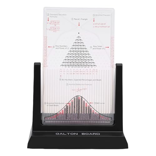 Hiraith Professioneller Wahrscheinlichkeit Demonstrator mit 2800 Metallperlen | Visual Normal Distribution Model | Praktische Physikunterrichtshilfe für Statistisches Lernen von Hiraith