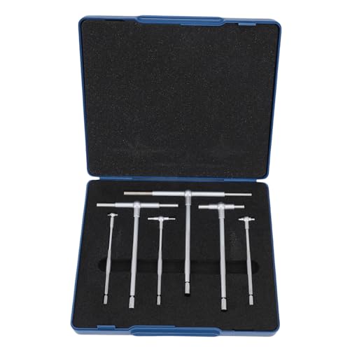 Hiraith Teleskoping -Gage -Set 5/16 -Zoll -bis 6 -Zoll -Bereich Selbstzentrierende Doppelwirkung Hochgenauige T -Bohrloch -Messgeräte Mikrometer -Messwerkzeug Hiraith Teleskoping -Gage -Set 5/16 -Zoll -bis 6 -Zoll -Bereich Selbstzentrierende Doppelwirkung Hochgenauige T -Bohrloch -Messgeräte Mikrometer -Messwerkzeug von Hiraith