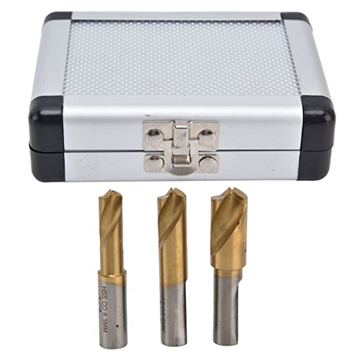 Schweißschneiderbohrmaschine Bit Robuste Hochgeschwindigkeitsstahl, Einfache Steuerung Nicht -Schlupf, Glatte Bohrbeschichtung, 3PCS für Spotschweißmeißel mit Schneidschmierstücken Schweißschneiderbohrmaschine Bit Robuste Hochgeschwindigkeitsstahl, Einfache Steuerung Nicht -Schlupf, Glatte Bohrbeschichtung, 3PCS für Spotschweißmeißel mit Schneidschmierstücken von Hiraith