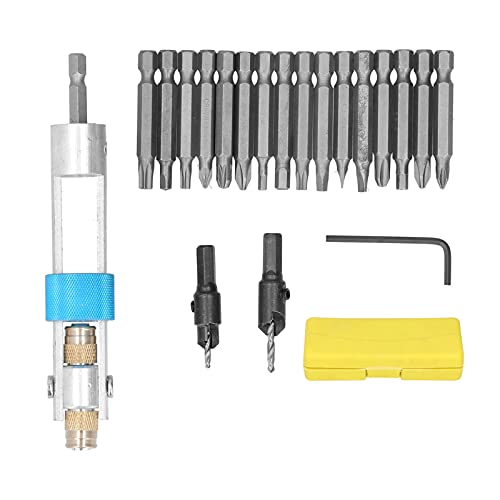 Senk-Bohrer, Hochgeschwindigkeits-Stahl-Schrauben Dreher-Bits-Set, Handwerkzeug-Reparatur-Set, Wartung, 20 Stück mit Kunststoff Box, für den Haushalts-und Industrie Gebrauch Senk-Bohrer, Hochgeschwindigkeits-Stahl-Schrauben Dreher-Bits-Set, Handwerkzeug-Reparatur-Set, Wartung, 20 Stück mit Kunststoff Box, für den Haushalts-und Industrie Gebrauch von Hiraith