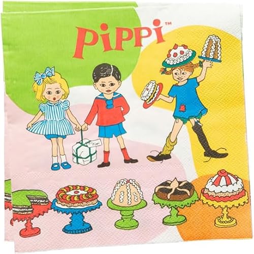 16 Servietten * PIPPI * zum Kindergeburtstag und Party | Größe: 33x33cm, aus Papier | Papierservietten Napkins Kinder Geburtstag Deko Astrid Lindgren 16 Servietten * PIPPI * zum Kindergeburtstag und Party | Größe: 33x33cm, aus Papier | Papierservietten Napkins Kinder Geburtstag Deko Astrid Lindgren von Hisab/Joker