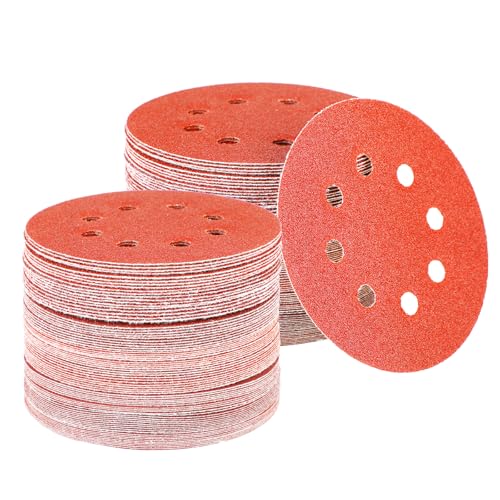 80 Stück Schleifpapier 125mm klett, Schleifscheiben 125mm, Schleifscheiben, 8 Loch, Erhältlich in verschiedenen Körnungen, für exzenterschleifer 125mm 10x 40/60/80/100/120/150/180/240 Körnung 80 Stück Schleifpapier 125mm klett, Schleifscheiben 125mm, Schleifscheiben, 8 Loch, Erhältlich in verschiedenen Körnungen, für exzenterschleifer 125mm 10x 40/60/80/100/120/150/180/240 Körnung von Hisdricus