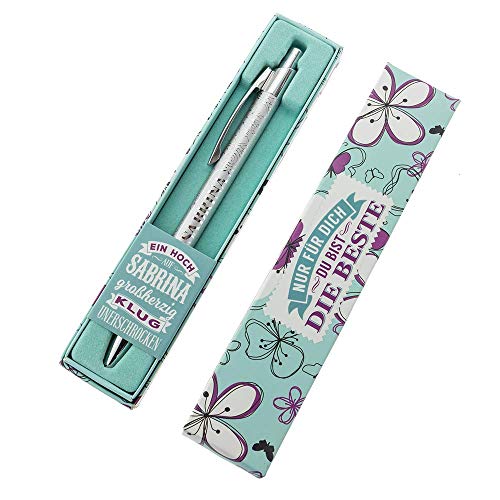 History & Heraldry Top Kuli Kerl & Lady - Sabrina - individueller und personalisierter Kugelschreiber mit Name und Spruch History & Heraldry Top Kuli Kerl & Lady - Sabrina - individueller und personalisierter Kugelschreiber mit Name und Spruch von History & Heraldry