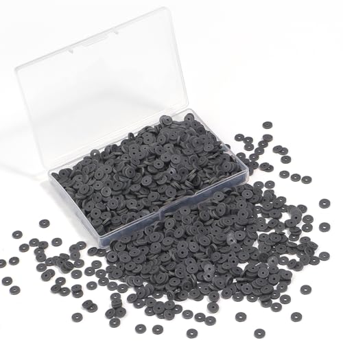 Hiswan Heishi Perlen für Schmuckherstellung, Armbänder, Halsketten, 6 mm, 1000 Stück Hiswan Heishi Perlen für Schmuckherstellung, Armbänder, Halsketten, 6 mm, 1000 Stück von Hiswan