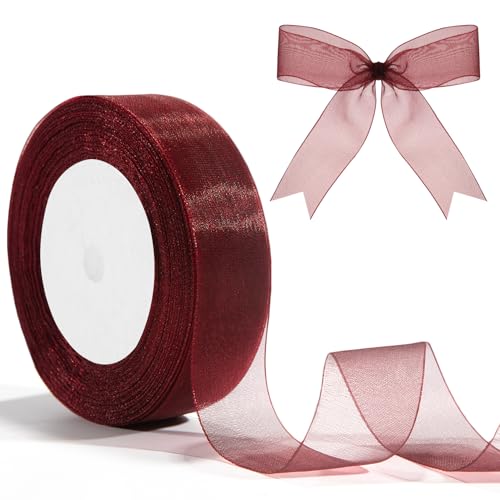 Weinrot Geschenkband Organza Breit Organza Schleifenband Organzaband Burgunderrot Geschenkband Geschenkverpackung 25mm 46m Verpackungsbänder Geschenkbänder Zum Basteln Bänder für Hochzeitseinladungen Weinrot Geschenkband Organza Breit Organza Schleifenband Organzaband Burgunderrot Geschenkband Geschenkverpackung 25mm 46m Verpackungsbänder Geschenkbänder Zum Basteln Bänder für Hochzeitseinladungen von Hisxierng