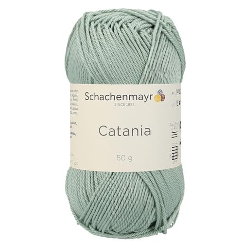 Schachenmayr (SMC) Catania Originals Garn, 1 Knäuel/Packung , jedes Knäuel 125 m, 100 % mercerisierte Baumwolle zum Stricken und Häkeln, Sport Weight, 402 Reseda von Hiveroots