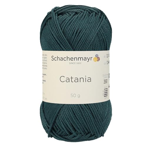 Schachenmayr (SMC) Catania Originals Garn, 1 Knäuel/Packung , jedes Knäuel 125 m, 100 % mercerisierte Baumwolle zum Stricken und Häkeln, Sport Weight, 244 Agave von Hiveroots