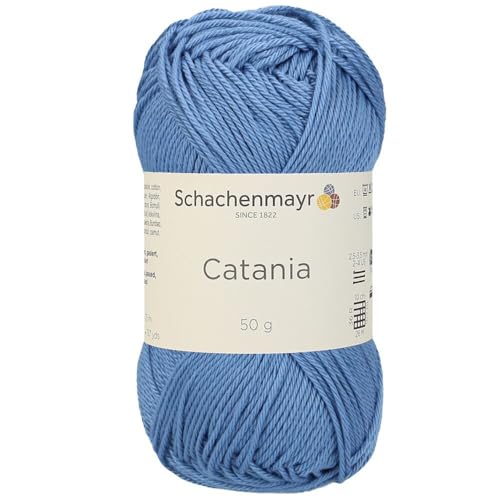 Schachenmayr (SMC) Catania Originals Garn, 1 Knäuel/Packung , jedes Knäuel 125 m, 100 % mercerisierte Baumwolle zum Stricken und Häkeln, Sport Weight, 247 Wolke von Hiveroots