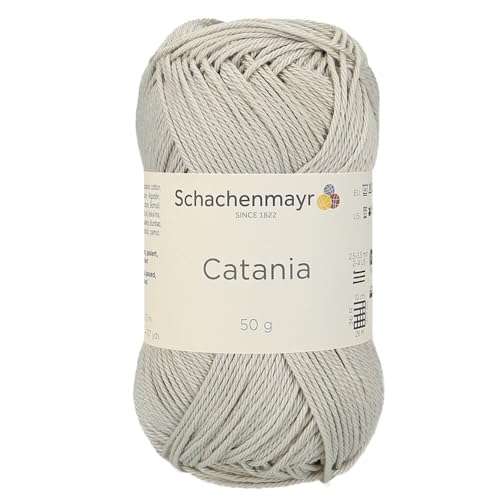 Schachenmayr (SMC) Catania Originals Garn, 1 Knäuel/Packung , jedes Knäuel 125 m, 100 % mercerisierte Baumwolle zum Stricken und Häkeln, Sport Weight, 248 Leinen von Hiveroots