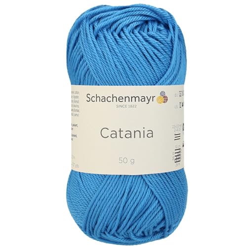Schachenmayr (SMC) Catania Originals Garn, 1 Knäuel/Packung , jedes Knäuel 125 m, 100 % mercerisierte Baumwolle zum Stricken und Häkeln, Sport Weight, 384 Capri von Hiveroots