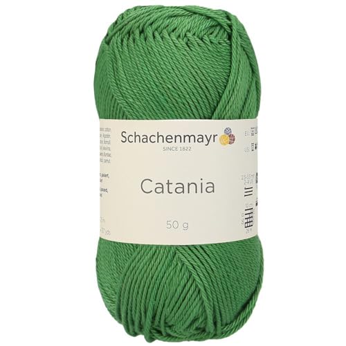 Schachenmayr (SMC) Catania Originals Garn, 1 Knäuel/Packung , jedes Knäuel 125 m, 100 % mercerisierte Baumwolle zum Stricken und Häkeln, Sport Weight, 412 Moos von Hiveroots